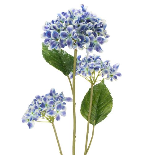 tételeket Hortenzia virágzó ág stílusos lakberendezési tárgynak, 80 cm, 2 darab