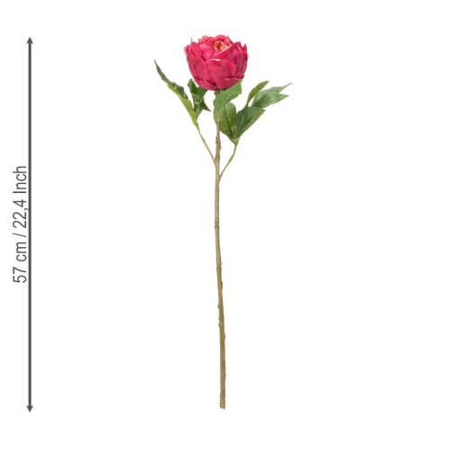 tételeket Műbőr pünkösdi rózsa, elegáns belső dekoráció, 58 cm