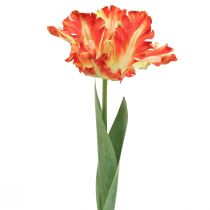 tételeket Művirág papagáj tulipán műtulipán narancs 69cm