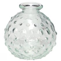tételeket Kis üvegváza gömbváza váza átlátszó Ø8,5cm H8cm