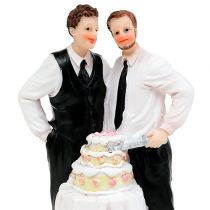 tételeket Tortafigurás férfi pár tortával 16,5cm