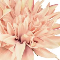 tételeket Dália művirág rózsaszín virág Ø15cm L28cm 3 db