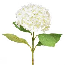 tételeket Dekoratív hortenzia mesterséges fehér hógolyó hortenzia 65cm