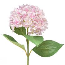 tételeket Hortenzia mesterséges világos rózsaszín művirágos kerti virág 65cm