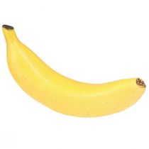 Mesterséges banán dekoráció sárga műgyümölcs, mint az igazi 18cm