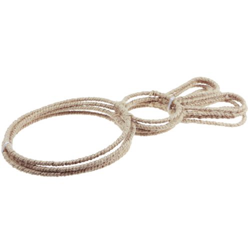 tételeket Húsvéti nyuszi díszítő hurok natúr Húsvéti dekorációs nyuszi 20×40cm 4 db