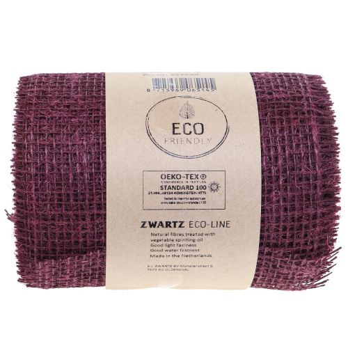 tételeket Asztali futó juta asztali szalag juta szalag borvörös 15cm 10m