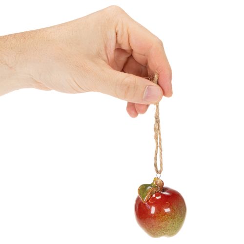 tételeket Őszi dekoráció alma kerámia akasztásra 5cm 4db
