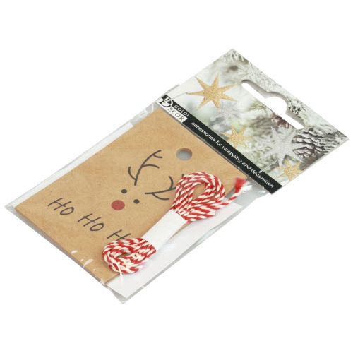 tételeket Karácsonyi medál rénszarvasok készítéséhez 5,5x8,5cm 4db