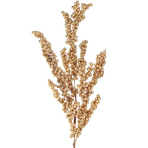 tételeket Bogyó ág arany bogyókkal Karácsonyi ág 70cm