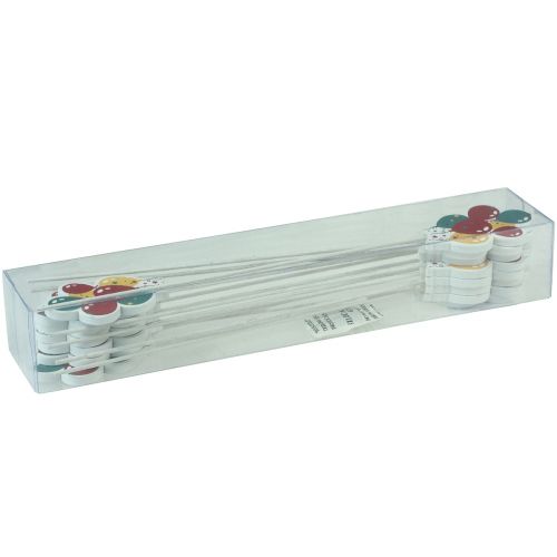 tételeket Virágdugós csokor dekoratív tortafeltét lufi színes 26cm 15 db