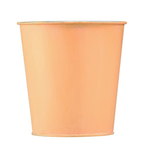 tételeket Virágcserepes fém virágtartó barack sárga Ø11,5cm H11,5cm