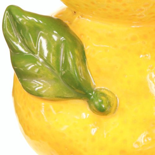 tételeket Virágváza citrom kerámia váza dekoráció mediterrán H13cm