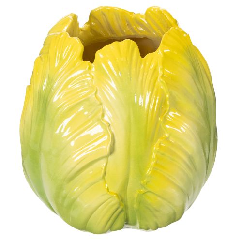 tételeket Virágváza feltűnő tulipán motívummal. Tökéletes nappali dekorációhoz. 16 cm, 2 darab.
