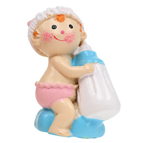 tételeket Deco figura babakék, rózsaszín 4,5cm 2db