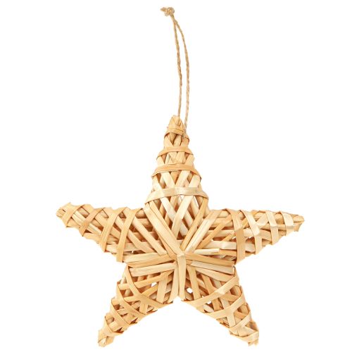 tételeket Dekoratív rattan csillagok karácsonyra, 14,5 cm, 3 db-os szett