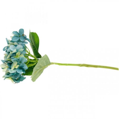 Floristik24 Dekoratív hortenzia kék művirág Műkerti virág H35cm