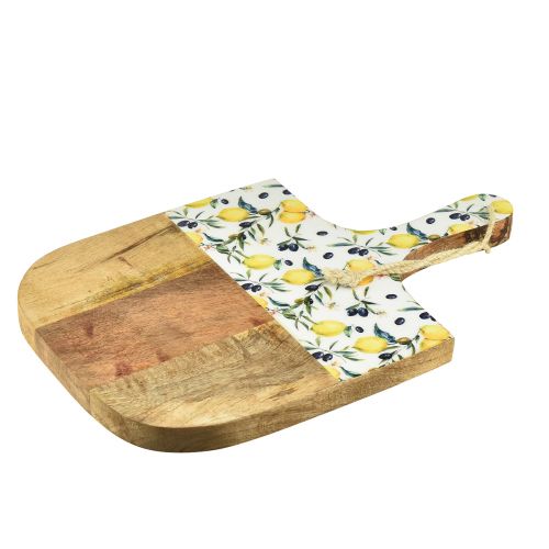 tételeket Dekoratív vágódeszka nyári mangófa akasztásához 38,5×23cm