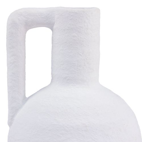 tételeket Dekoratív váza fehér mini virágváza fogantyúval H15cm