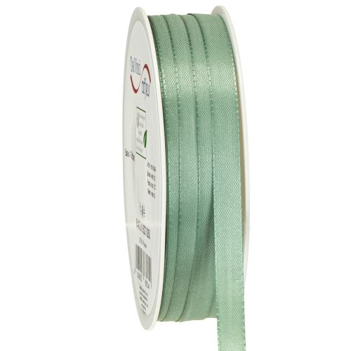 tételeket Dekoratív szalag taft szalag ajándék szalag zöld zsálya 10mm 50m