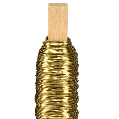 tételeket Dekoratív zománchuzal tekercselő drót arany 0,50 mm 50 m 100 g