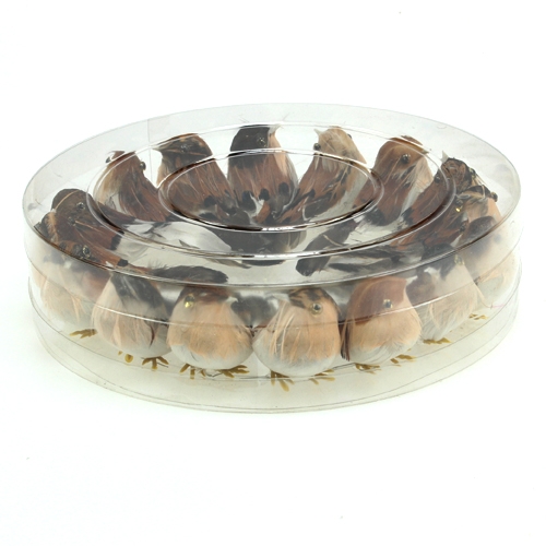 tételeket Díszmadarak 9cm huzalon 16 db