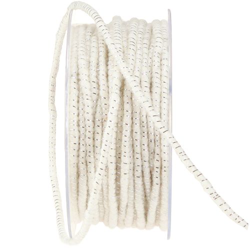 tételeket Glamour fehér/ezüst színű kanóc 33m dróttal