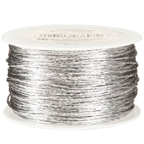tételeket Ezüstbe csavart huzal Ø2mm 100m