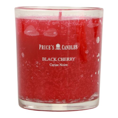 Illatos gyertya üvegben Black Cherry cseresznye gyertya Ø7,5cm H8cm
