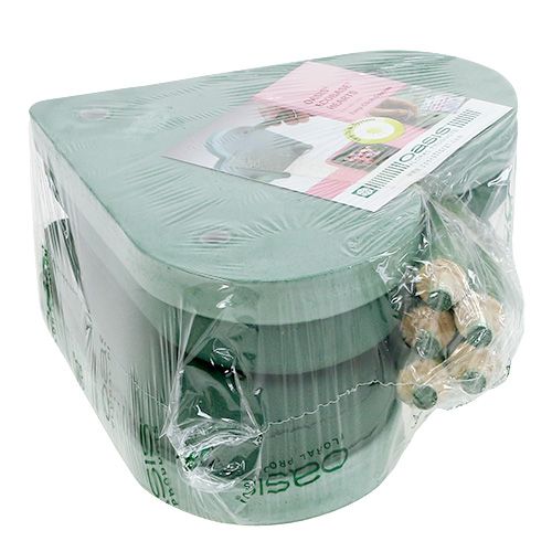 tételeket Virágos habszivacs click system plug-in anyagú zöld 20cm 2 db