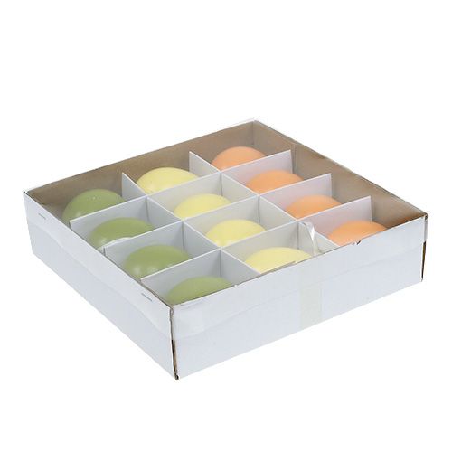 Floristik24 Függőtojás zöld-narancs 6cm 12db