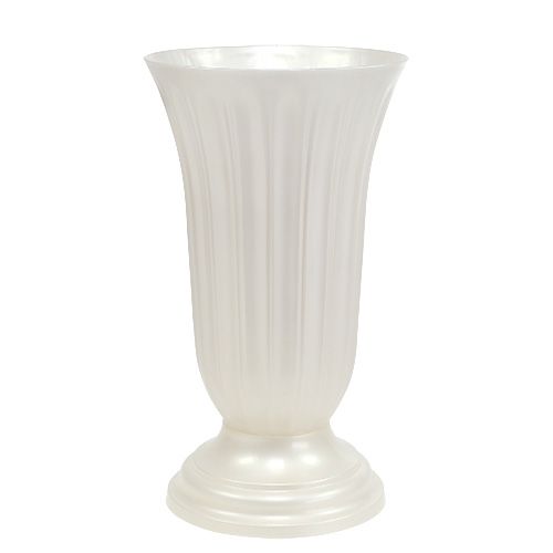 Lilia gyöngyház váza Ø23cm, 1db