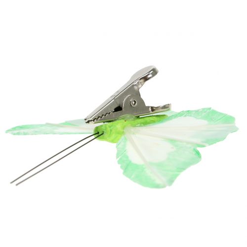 Floristik24 Tollas pillangók klipszben tarka 7cm 12db