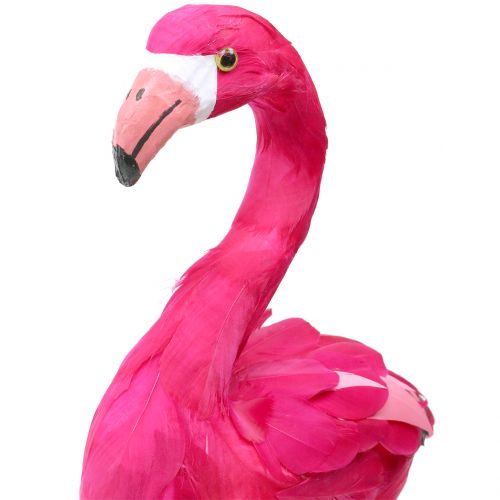 Floristik24 Díszmadár Flamingo Pink H46cm