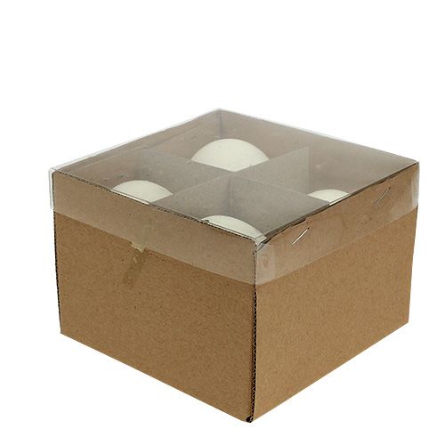 Floristik24 Libatojás fehérje 7cm 4db