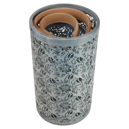 tételeket Kerti lámpás fém lámpa fogantyú szürke H30,5/25 cm 2db-os készlet