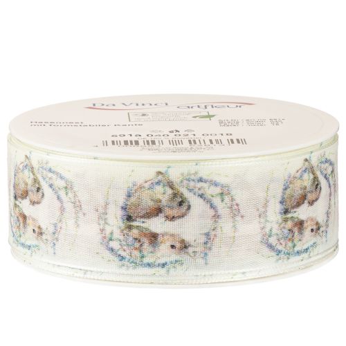 tételeket Ajándék szalag Húsvéti szalag nyuszik 40mm 18m