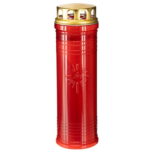 tételeket Síremlék piros Ø7,5cm M24,5cm 1 darab