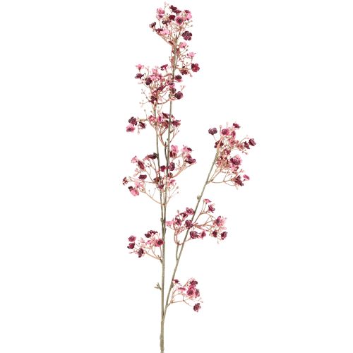 tételeket Gypsophila művirág babalevegő bordó 106cm 2db
