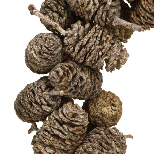 tételeket Szívdísz kúp szív égerfa kúp fehérre meszelt 24cm