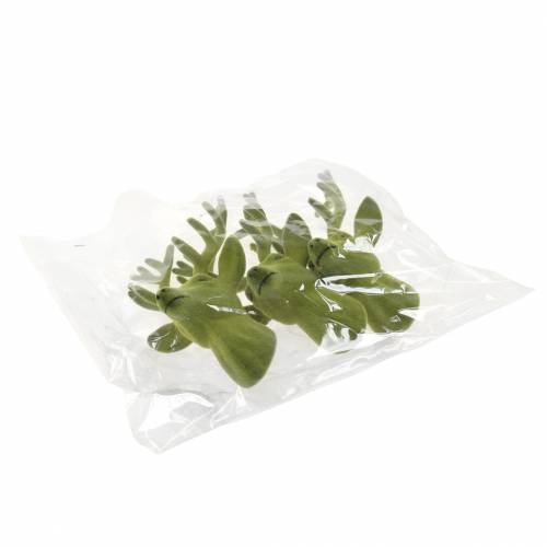 tételeket Dekoratív szarvasfej állományú mohazöld 10cm x 20cm 3 db