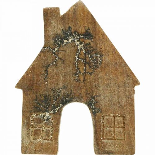 tételeket Faház dekoráció Karácsonyi ház faház dekoráció fa állvány H10cm