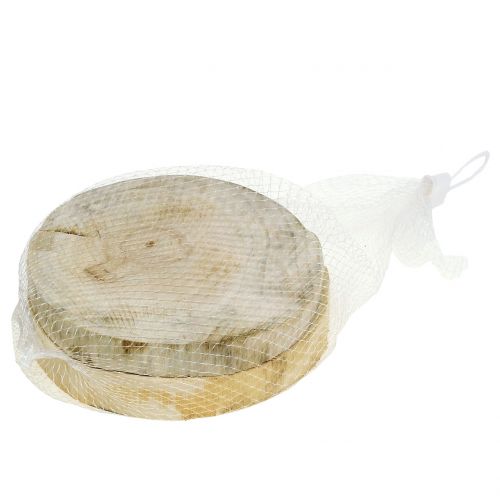 Floristik24 Fa korongok natúr Ø15cm 2db