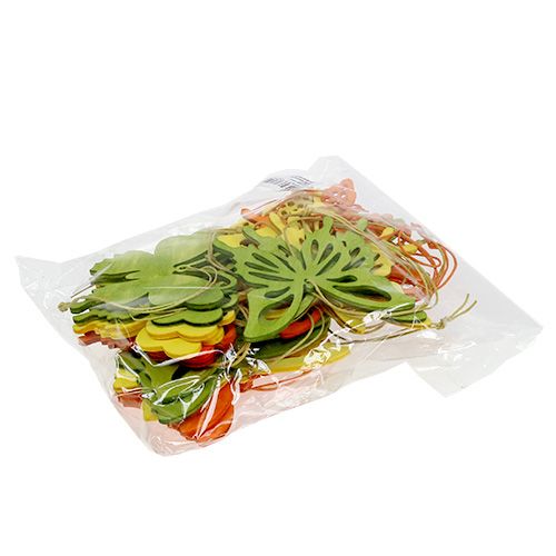 Floristik24 Fából készült pillangók 8cm - 10cm 24db