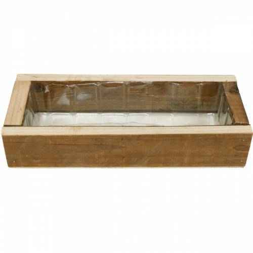 Floristik24 Ültető, virágtálca, fa dekoráció az ültetéshez, fa tálca 25cm