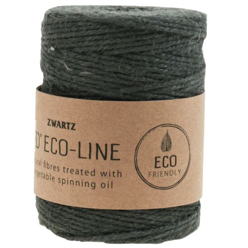 tételeket Juta zsinór juta zsinór dekoratív zsinór juta antracit Ø3mm 150m