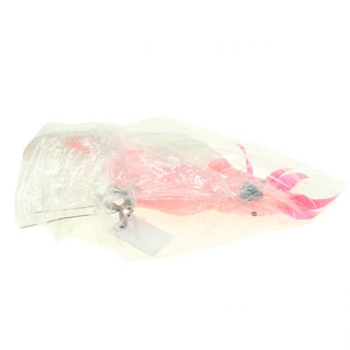 Floristik24 Dekoratív kakadu rózsaszín 32cm