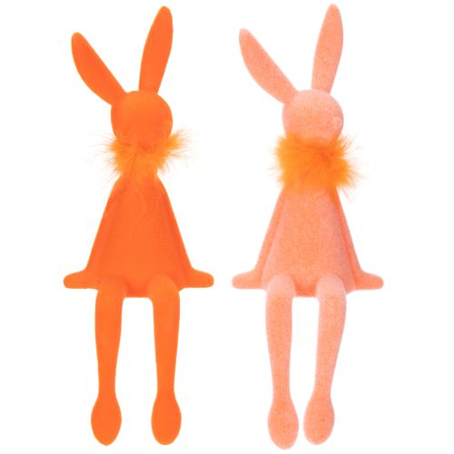 tételeket Húsvéti Nyuszi Polcra Ülő, Ülő Húsvéti Nyuszi Figura Húsvétra és Tavaszra, 27cm, 2 Darab