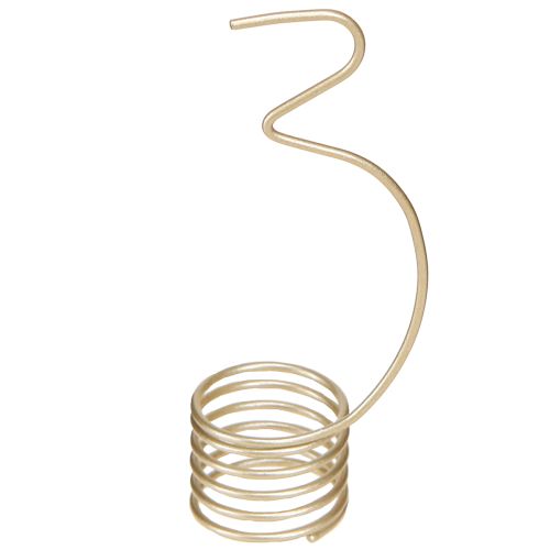 tételeket Adventi gyertya dekoráció 1-4 matt arany fémből, M10cm, 4 db