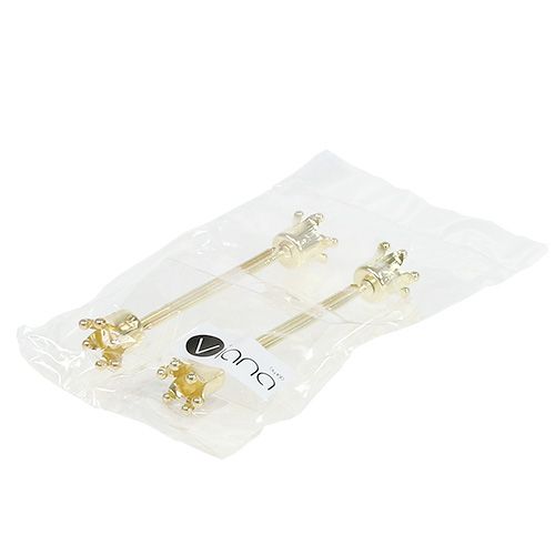 tételeket Gyertyatartó korona arany 4 db